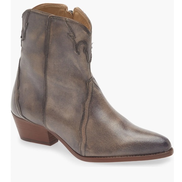 Free People New Frontier Carbon western booties 37=7 - Picture 1 of 6